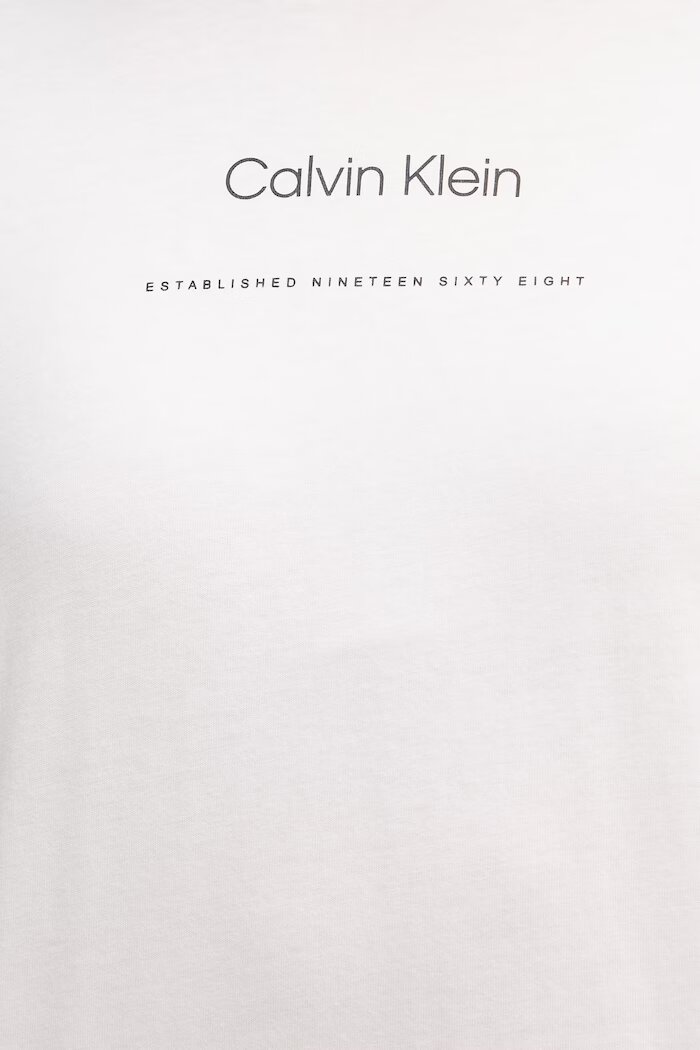 CALVIN KLEIN JEANS тениска дамска от памук бяла LV047C811G