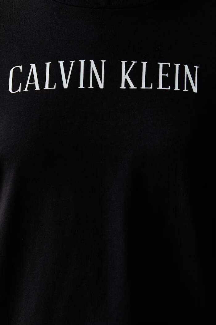 CALVIN KLEIN JEANS тениска дамска от памук черна LV047H803G