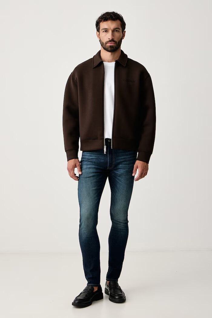 CALVIN KLEIN JEANS тениска мъжка от памук бяла LV04RC275G