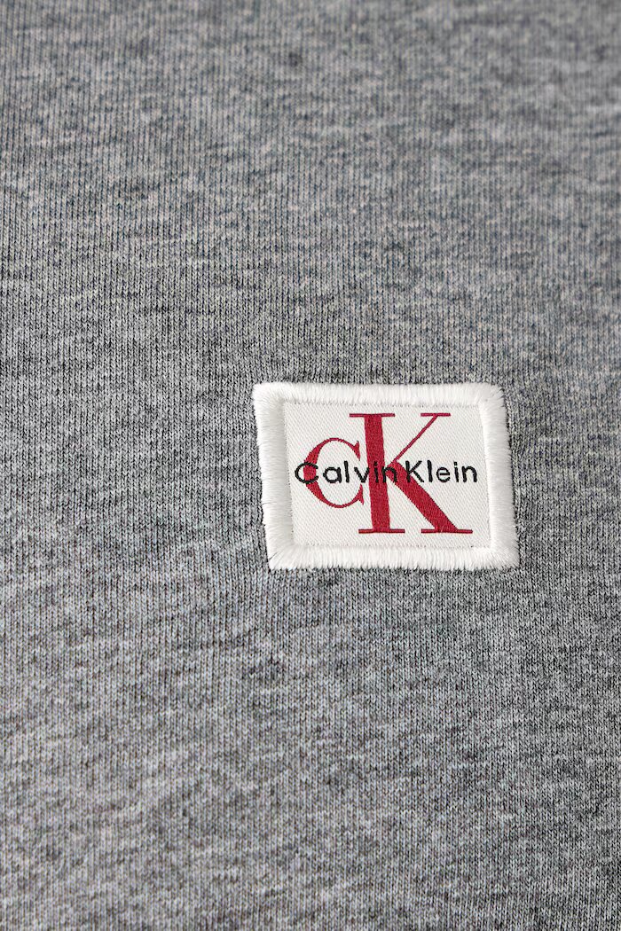 CALVIN KLEIN JEANS тениска мъжка от памук сива LV04RC272G