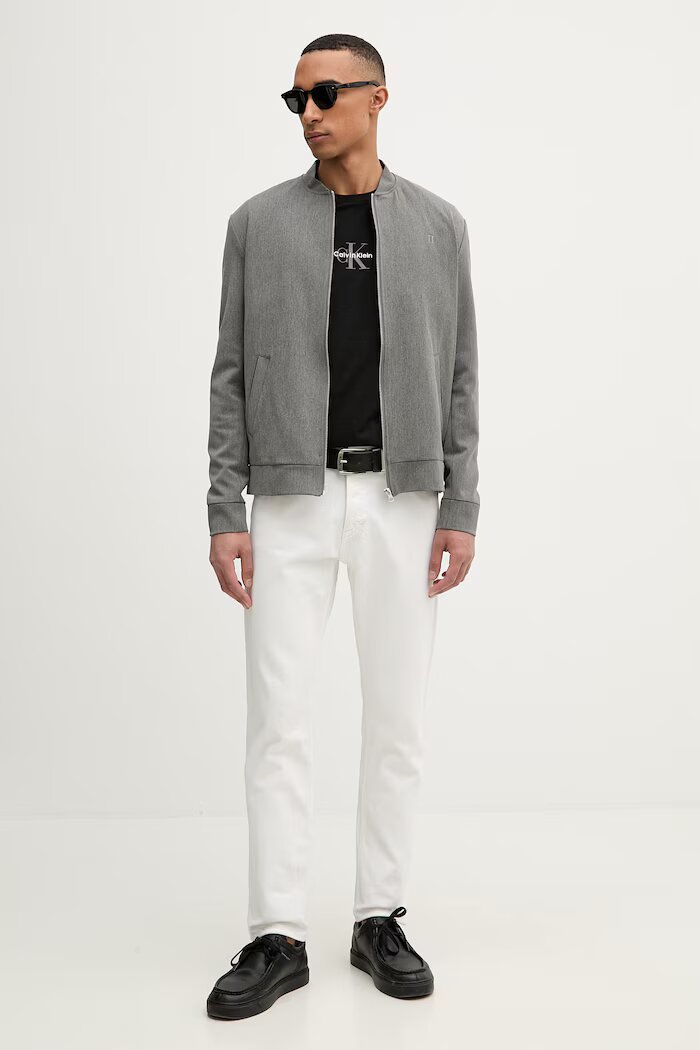 CALVIN KLEIN JEANS Тениска мъжка памучна черна LV04RB866G