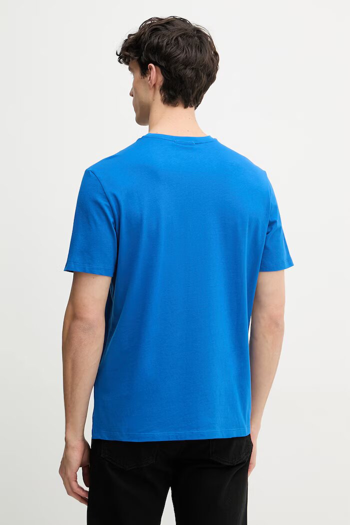CALVIN KLEIN JEANS тениска мъжка памучна синя LV04RC272G
