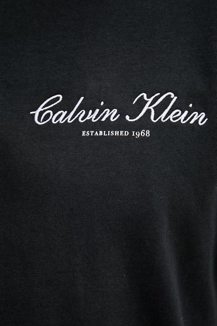 CALVIN KLEIN JEANS тениска мъжки от памук черна LV04RF822G