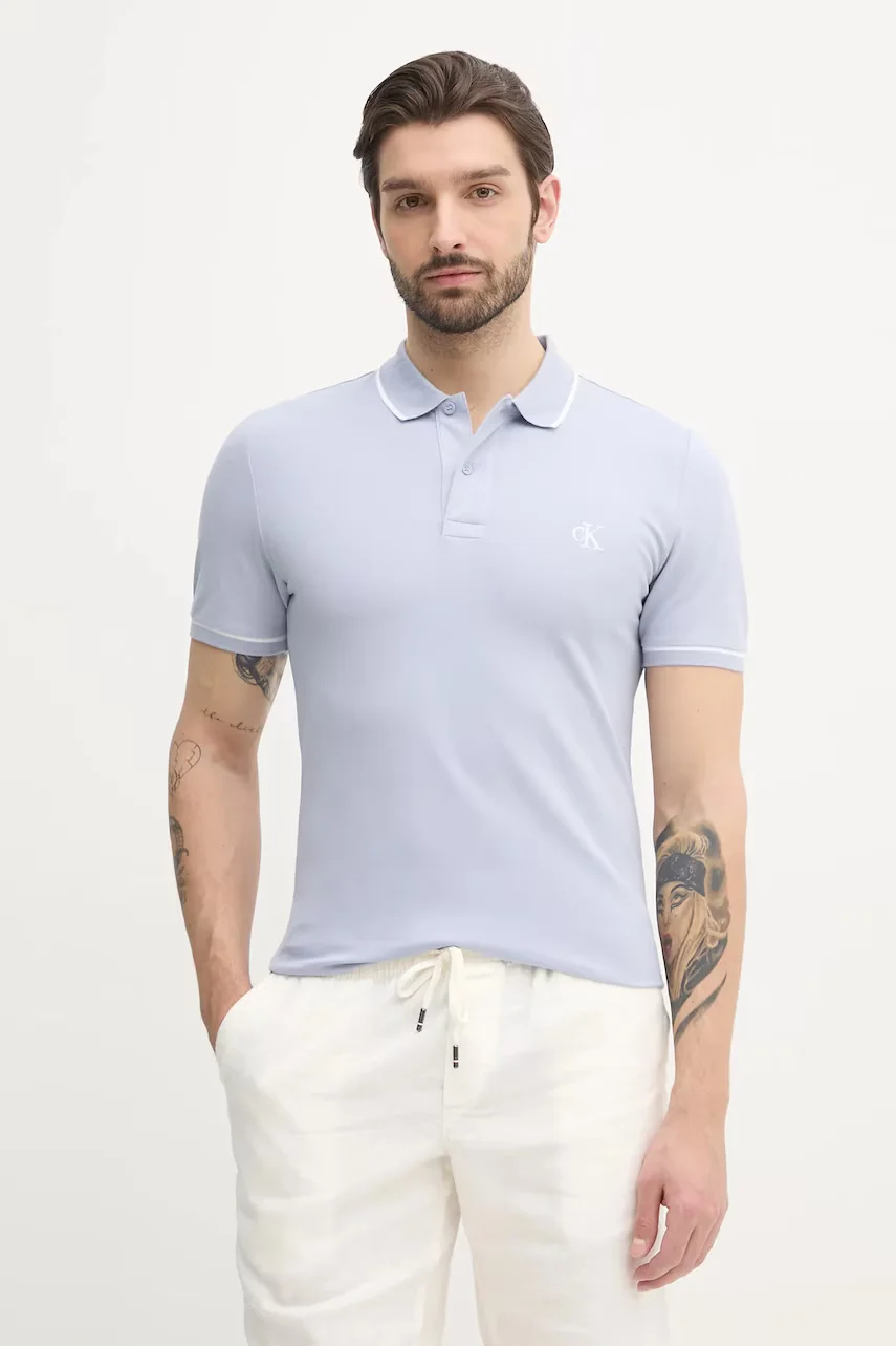 CALVIN KLEIN JEANS Тениска с яка