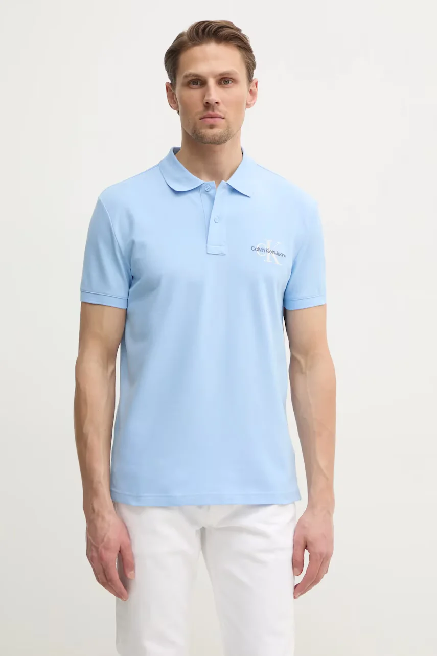 CALVIN KLEIN JEANS Тениска с яка
