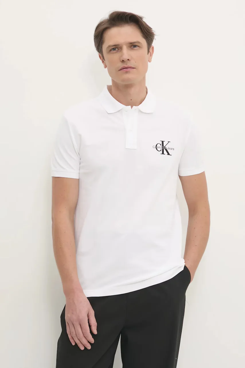 CALVIN KLEIN JEANS Тениска с яка