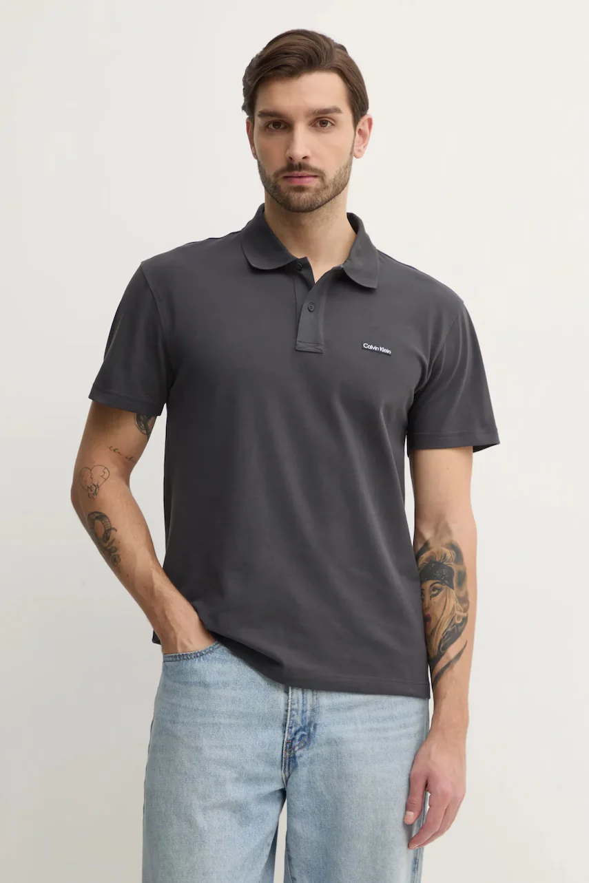CALVIN KLEIN JEANS Тениска с яка