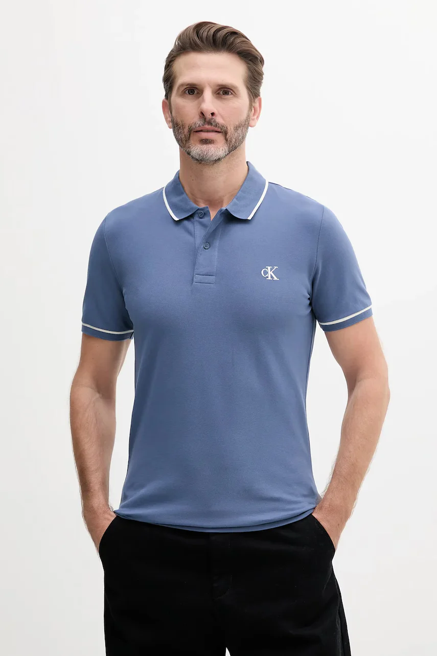 CALVIN KLEIN JEANS Тениска с яка