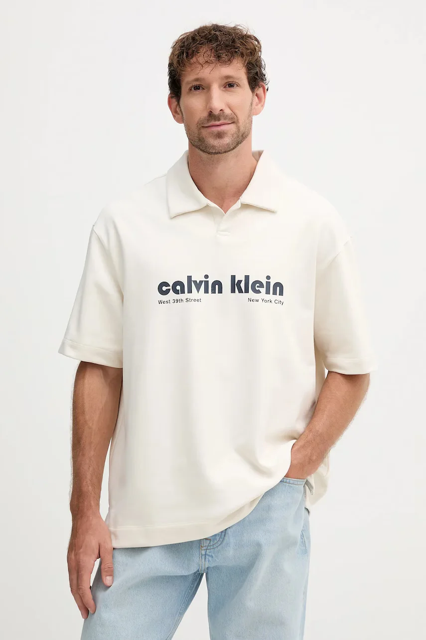 CALVIN KLEIN JEANS Тениска с яка