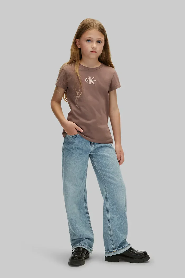 CALVIN KLEIN JEANS тениска за деца от памук 2 броя розова LVCKFJA36G