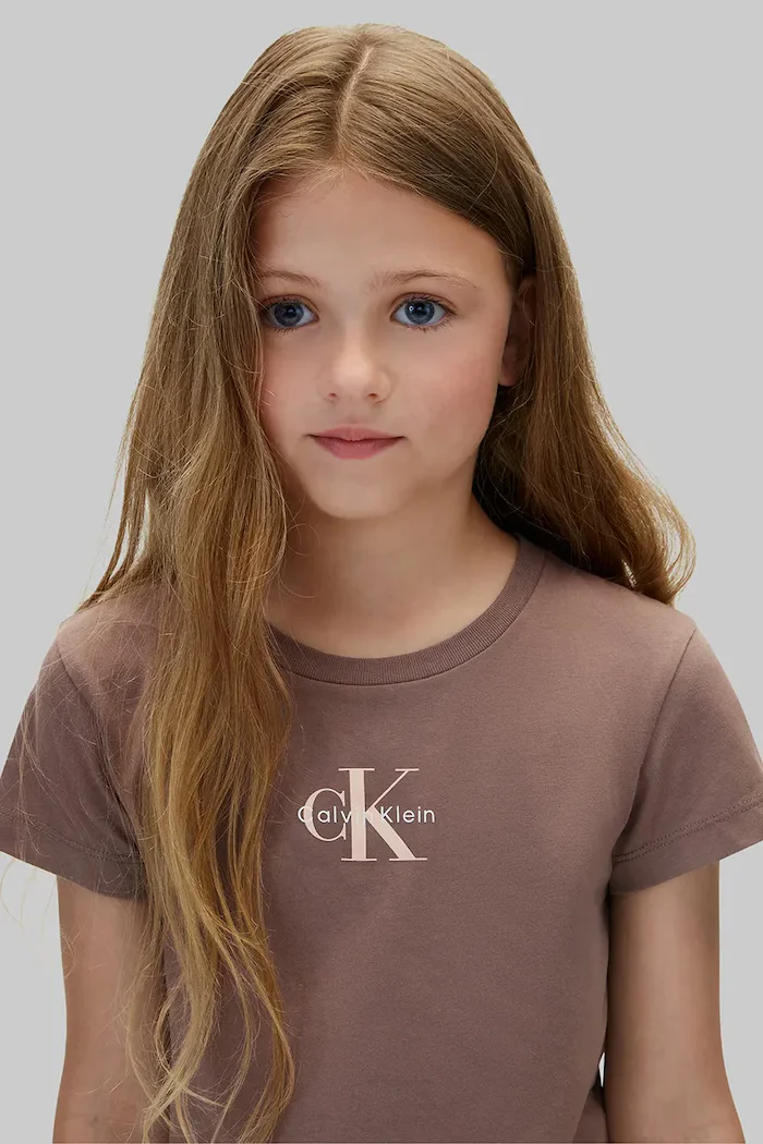 CALVIN KLEIN JEANS тениска за деца от памук 2 броя розова LVCKFJA36G