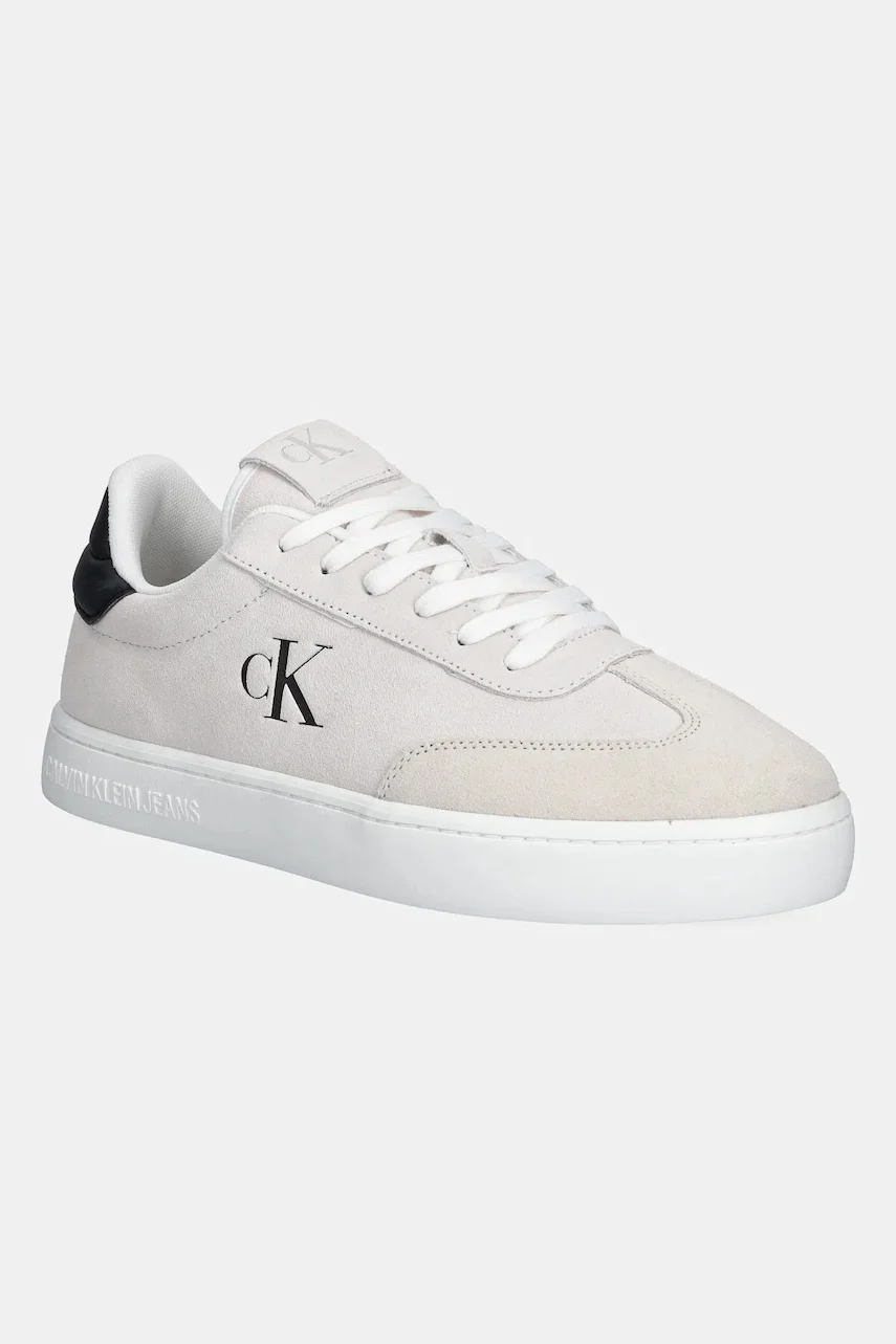 CALVIN KLEIN JEANS Велурени маратонки CLASSIC CUPSOLE MG SU