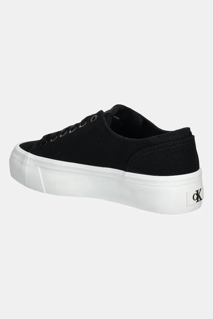 CALVIN KLEIN JEANS VULC FLATFORM LOW CV MG ниски кецове дамски черни ниски YW0YW01763