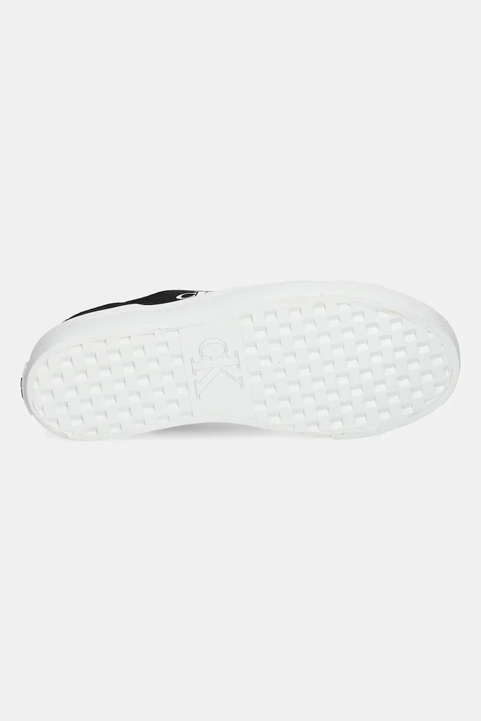 CALVIN KLEIN JEANS VULC FLATFORM LOW CV MG ниски кецове дамски черни ниски YW0YW01763