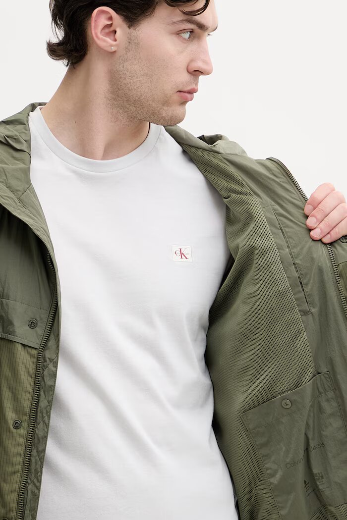 CALVIN KLEIN JEANS яке мъжко зелено LV04RG503G