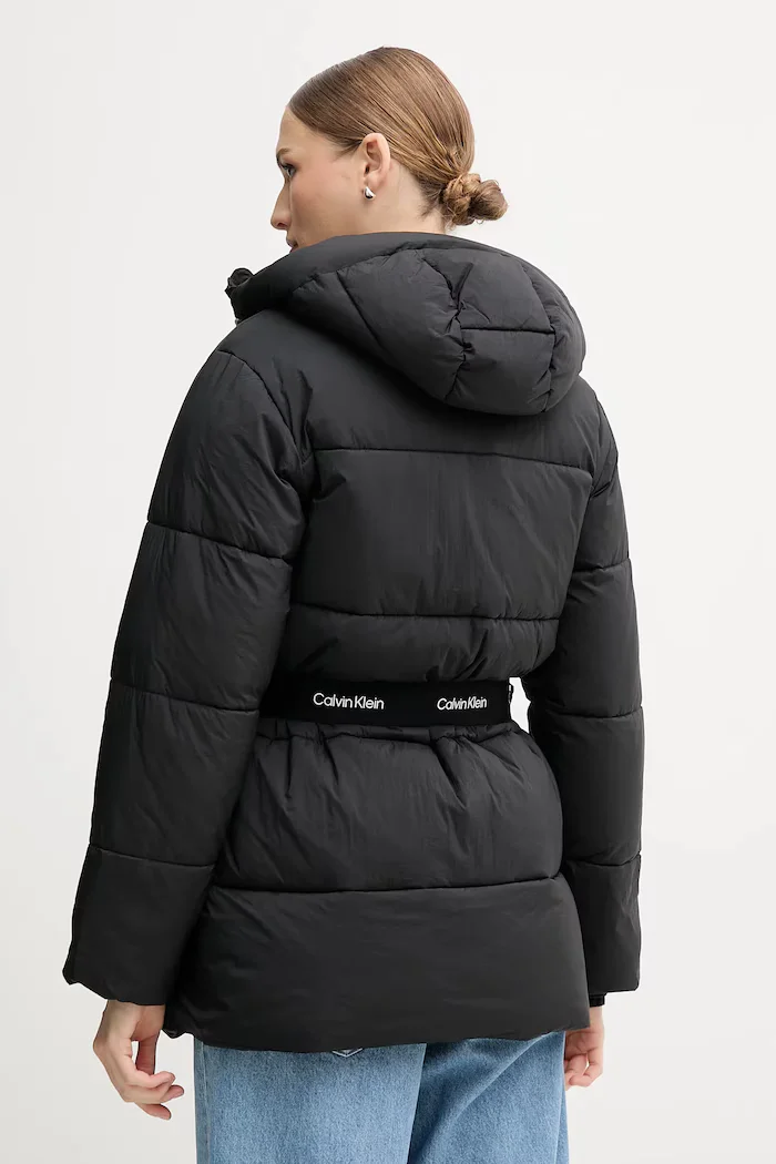 CALVIN KLEIN JEANS Яке в черно зимен модел LV047D507G