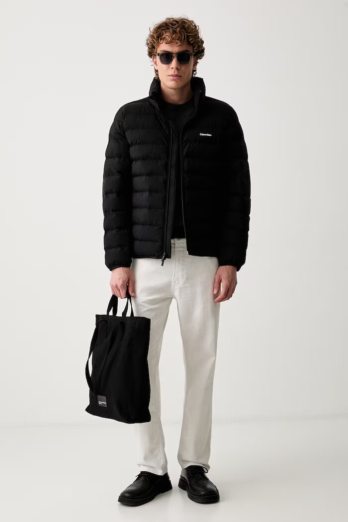 CALVIN KLEIN капитонирано яке мъжко черно LV04LG503G