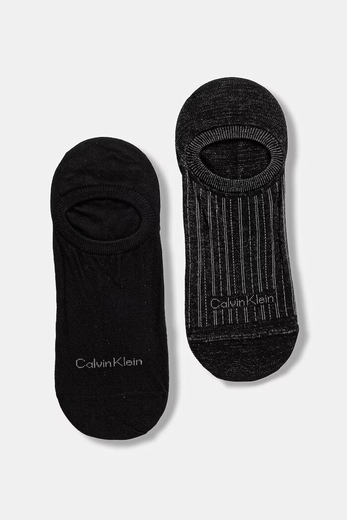 CALVIN KLEIN къси чорапи мъжки 2 броя черни 701237872