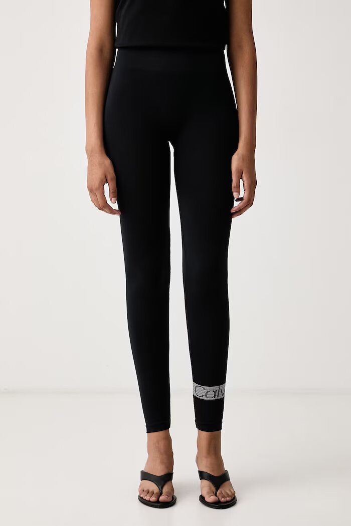 CALVIN KLEIN клин дамски черен с ниска талия 701241811