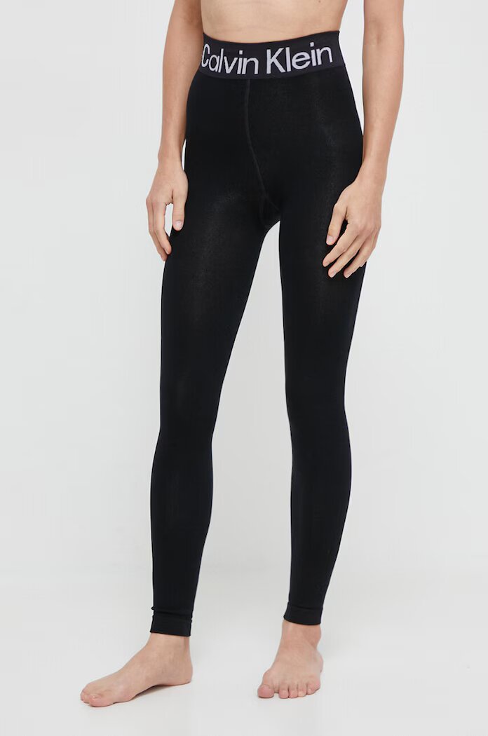 CALVIN KLEIN Клин в черно с меланжов десен