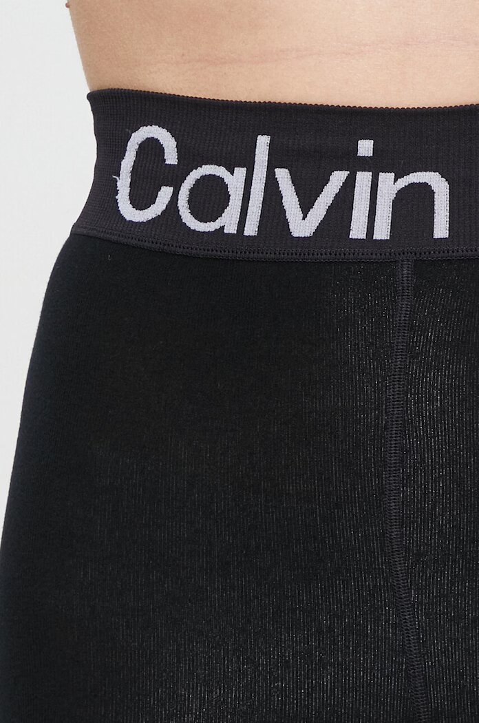 CALVIN KLEIN Клин в черно с меланжов десен