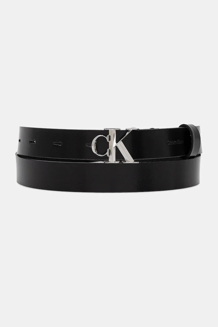 CALVIN KLEIN колан дамски черен
