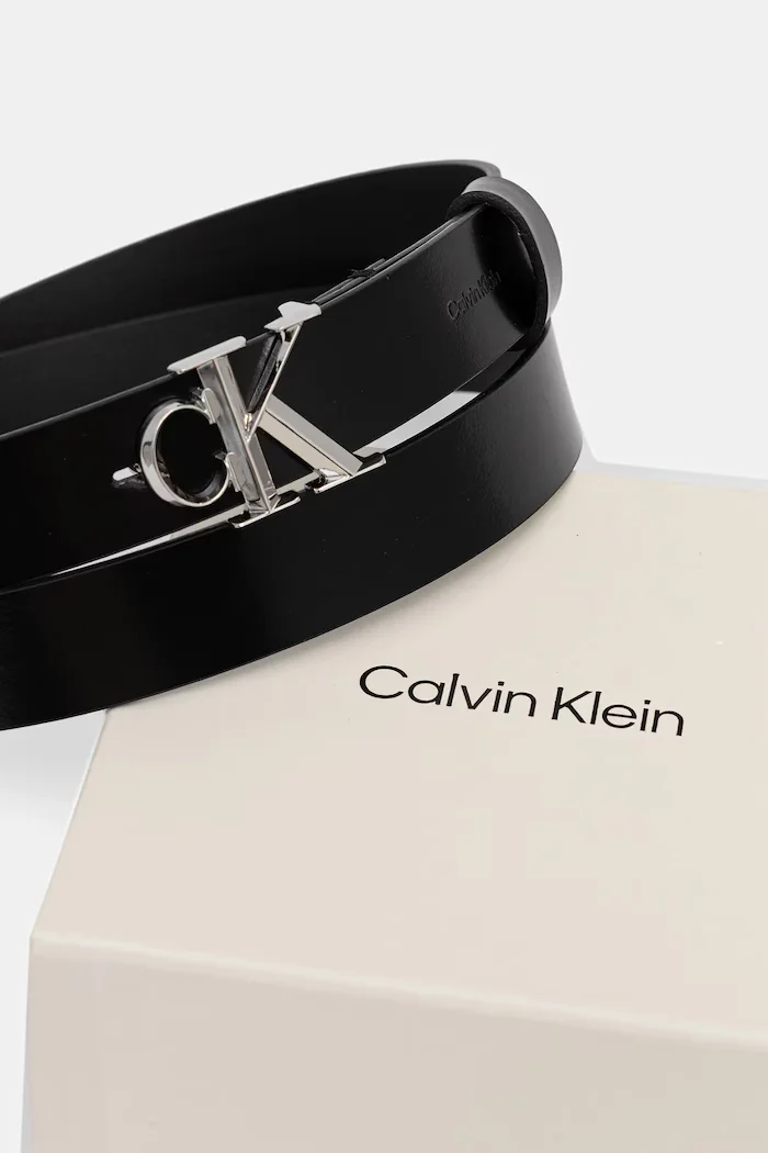 CALVIN KLEIN колан дамски черен