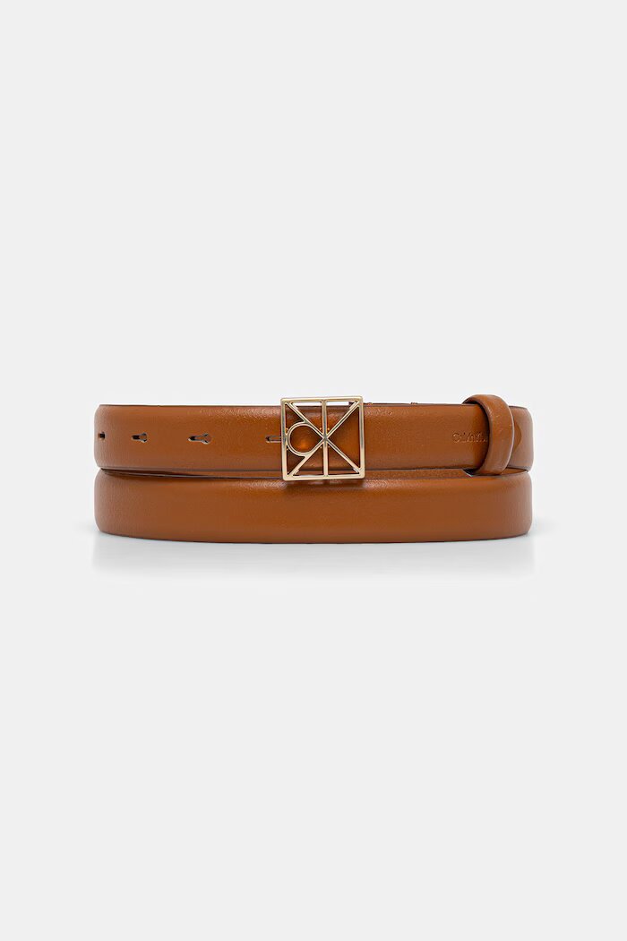 CALVIN KLEIN колан дамски кафяв LV04F7072G