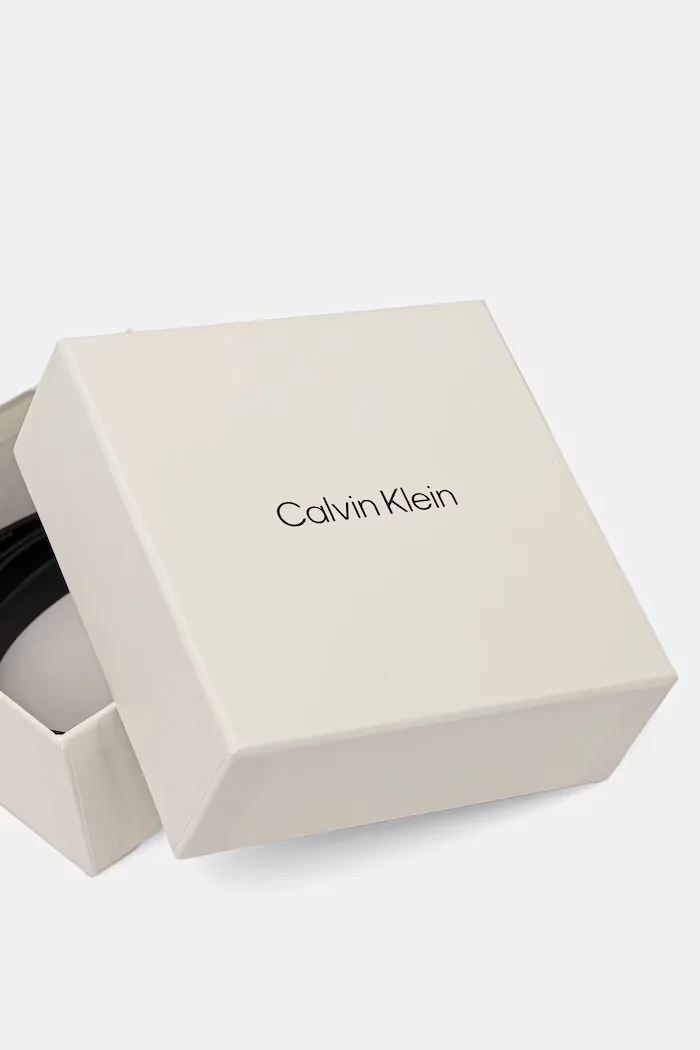 CALVIN KLEIN колан дамски от имитация на кожа черен LV04F7048G