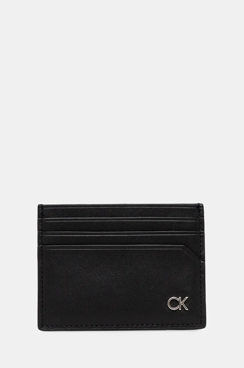 CALVIN KLEIN Колан и кожен калъф за карти