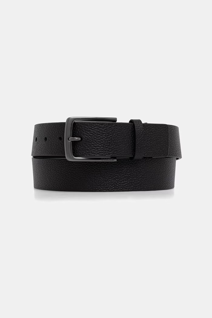 CALVIN KLEIN колан мъжки от кожа черен LV04D7095G