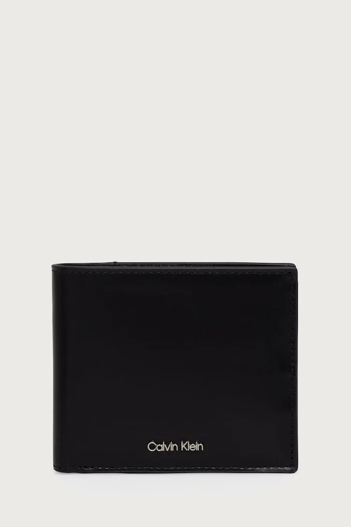CALVIN KLEIN комплект портфейл и ключодържател мъжки от кожа черен LV04D1367G