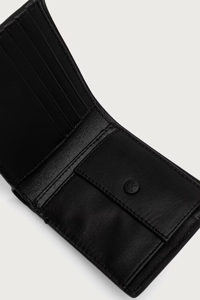 CALVIN KLEIN комплект портфейл и колан мъжки от кожа черен LV04D0017G