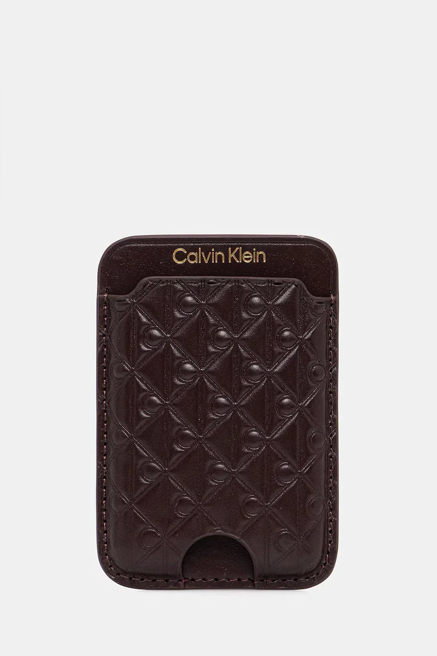 CALVIN KLEIN Кожен калъф за карти