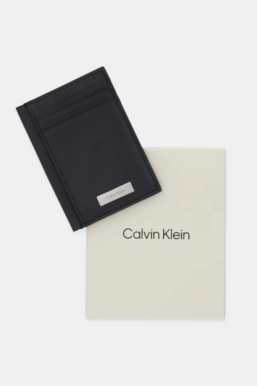 CALVIN KLEIN Кожен калъф за карти
