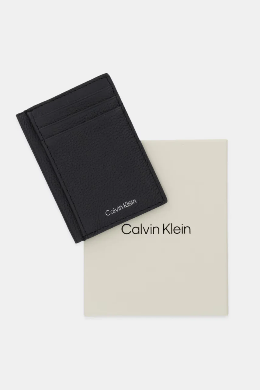 CALVIN KLEIN Кожен калъф за карти