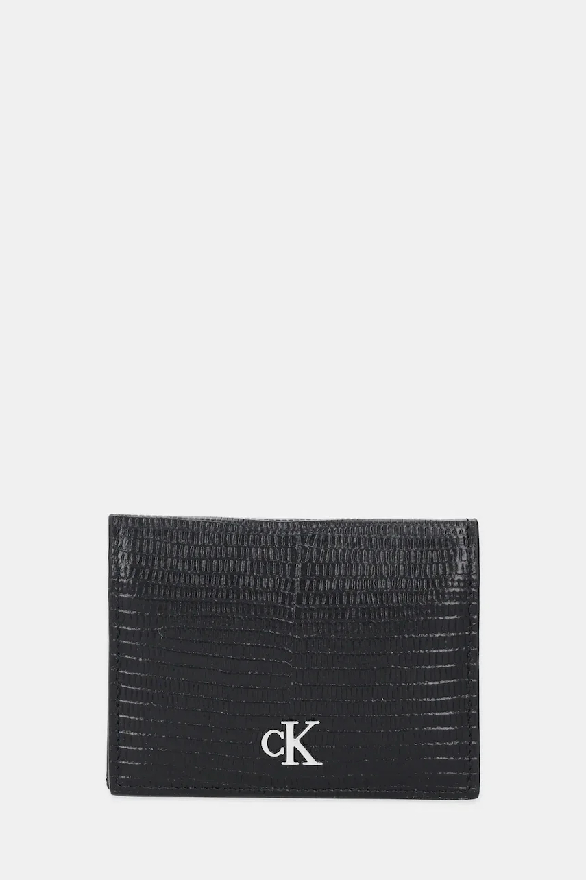 CALVIN KLEIN Кожен калъф за карти