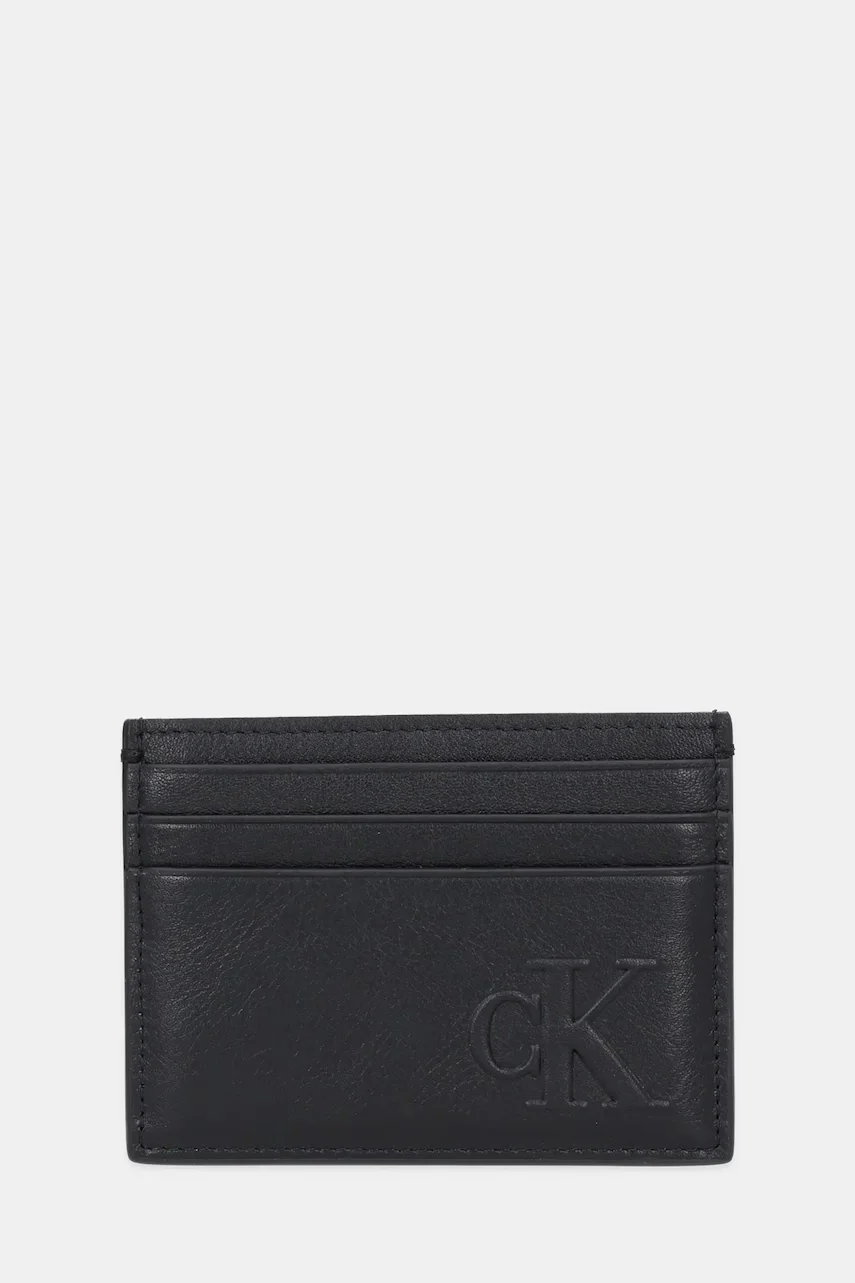 CALVIN KLEIN Кожен калъф за карти