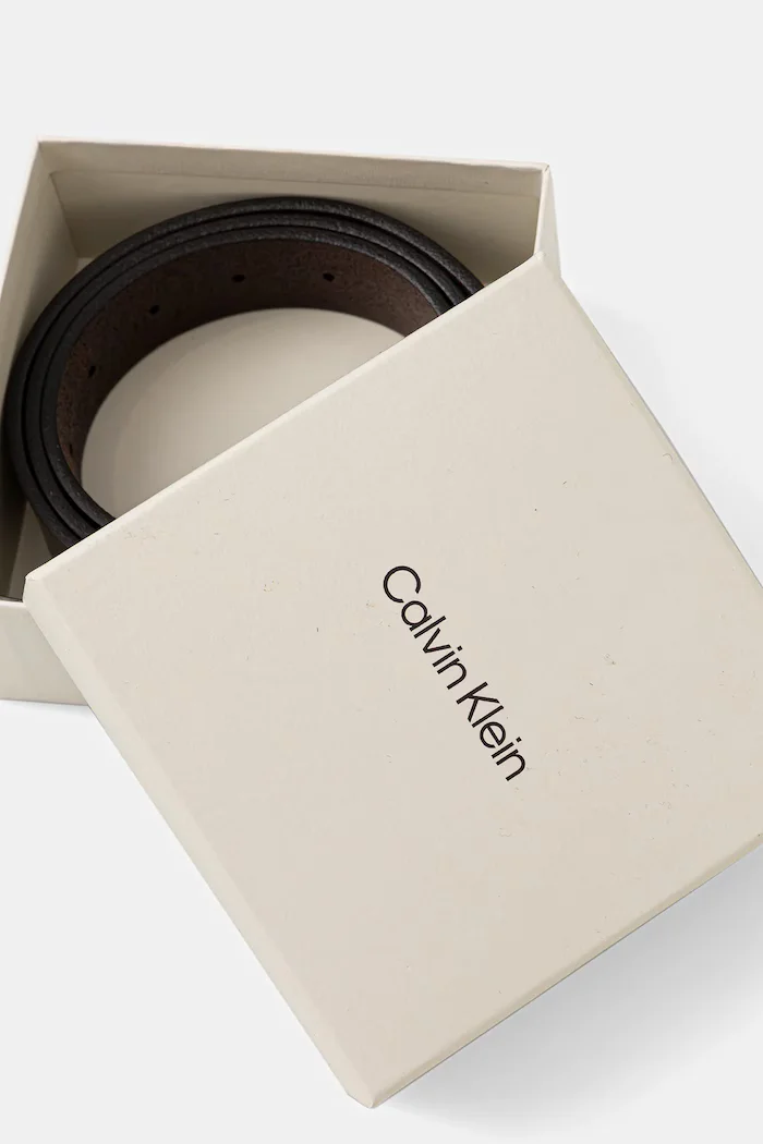 CALVIN KLEIN Кожен колан мъжки в кафяво LV04D7047G