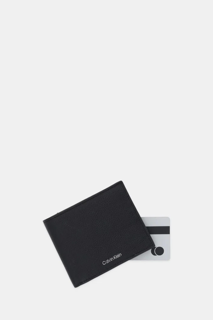 CALVIN KLEIN Кожен портфейл мъжки в черно LV04D1062G