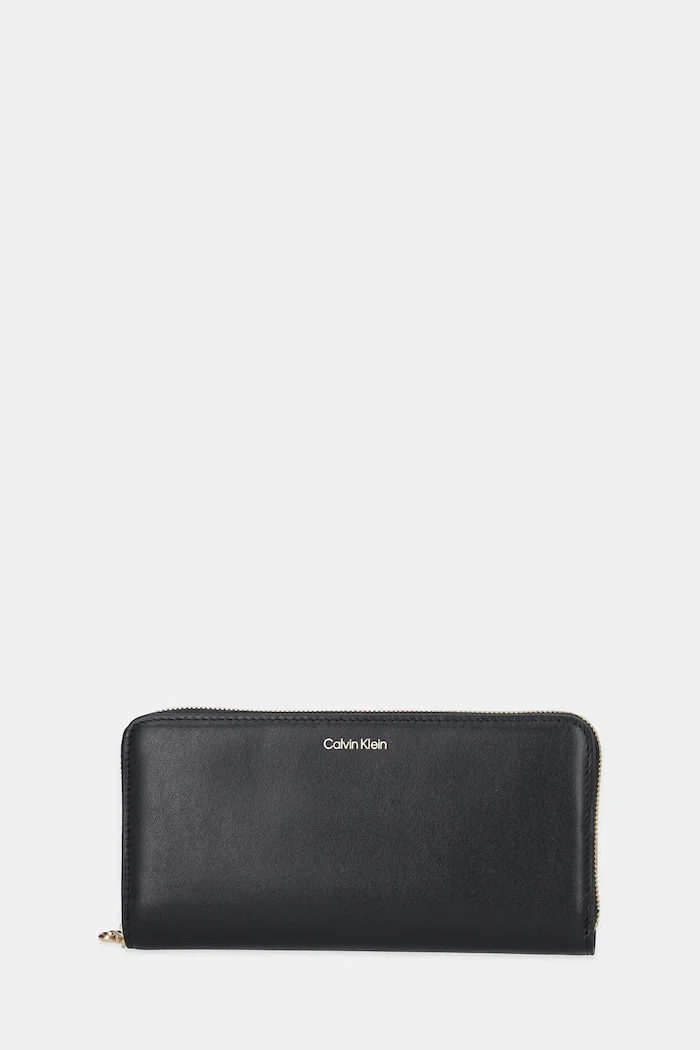 CALVIN KLEIN Кожен портфейл в черно LV04F1093G