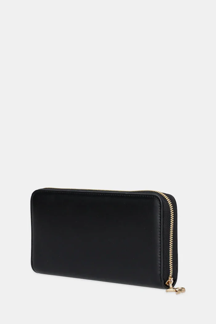 CALVIN KLEIN Кожен портфейл в черно LV04F1093G