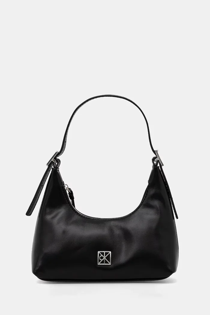 CALVIN KLEIN Кожена чанта в черно LV04F3263G