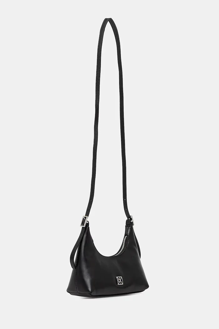 CALVIN KLEIN Кожена чанта в черно LV04F3263G