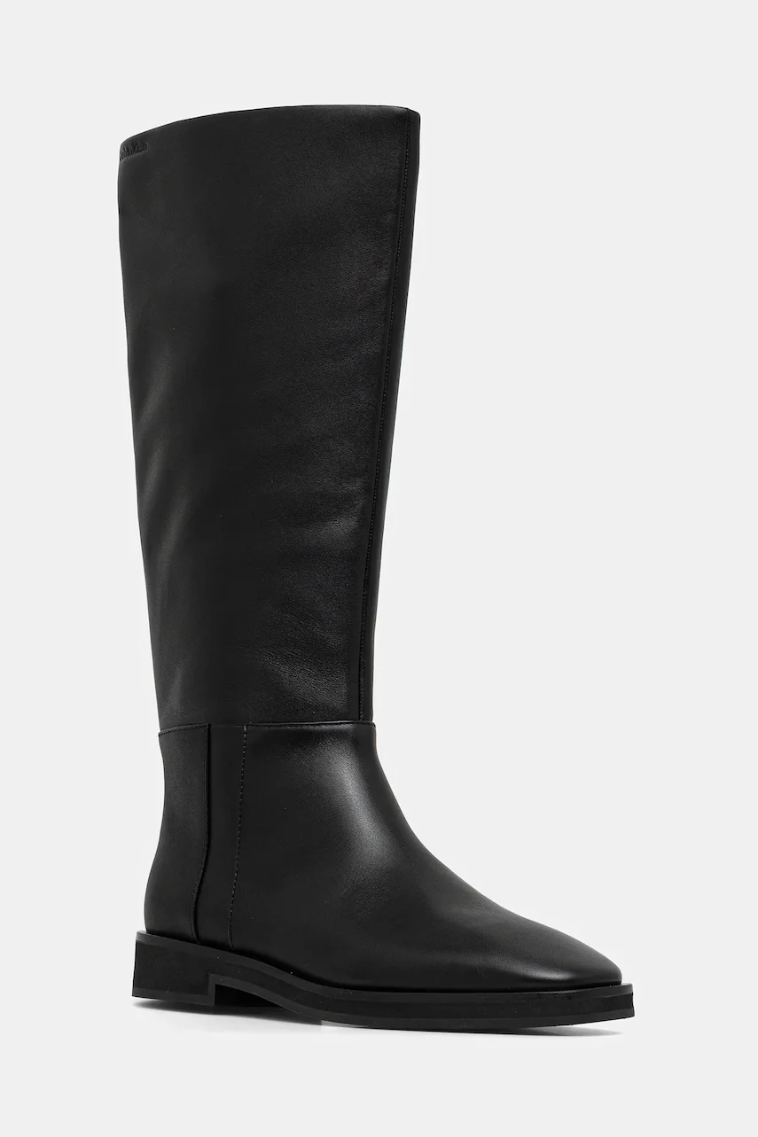 CALVIN KLEIN Кожени ботуши FORMAL UTK BOOT LTH