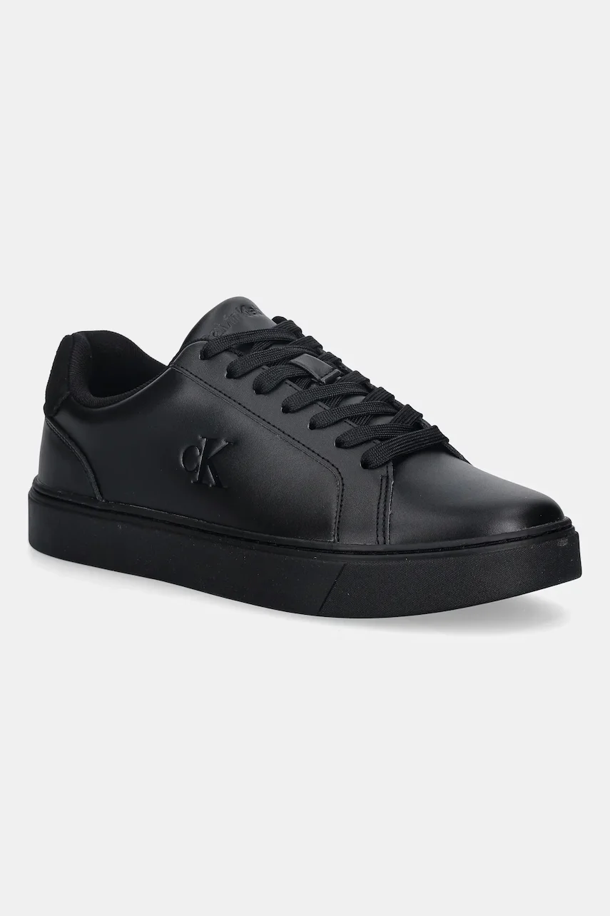 CALVIN KLEIN Кожени маратонки CLASSIC CUPSOLE LACEUP LTH