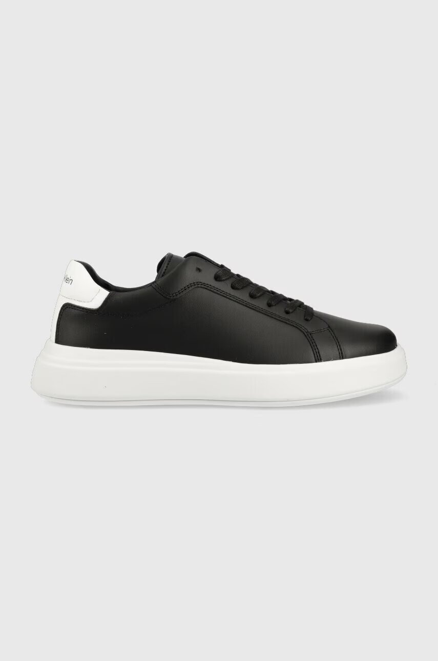 CALVIN KLEIN Кожени маратонки LOW TOP LACE UP LTH