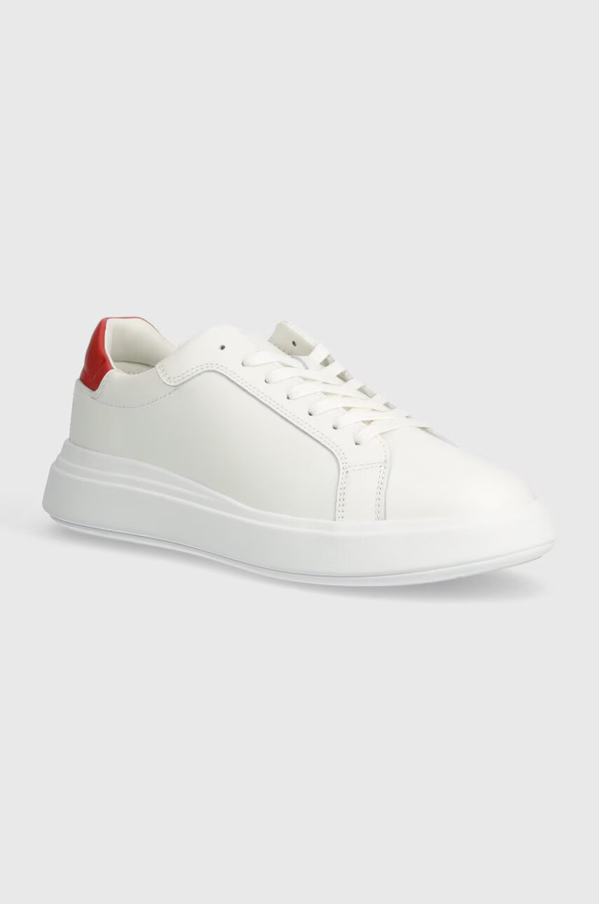 CALVIN KLEIN Кожени маратонки LOW TOP LACE UP LTH