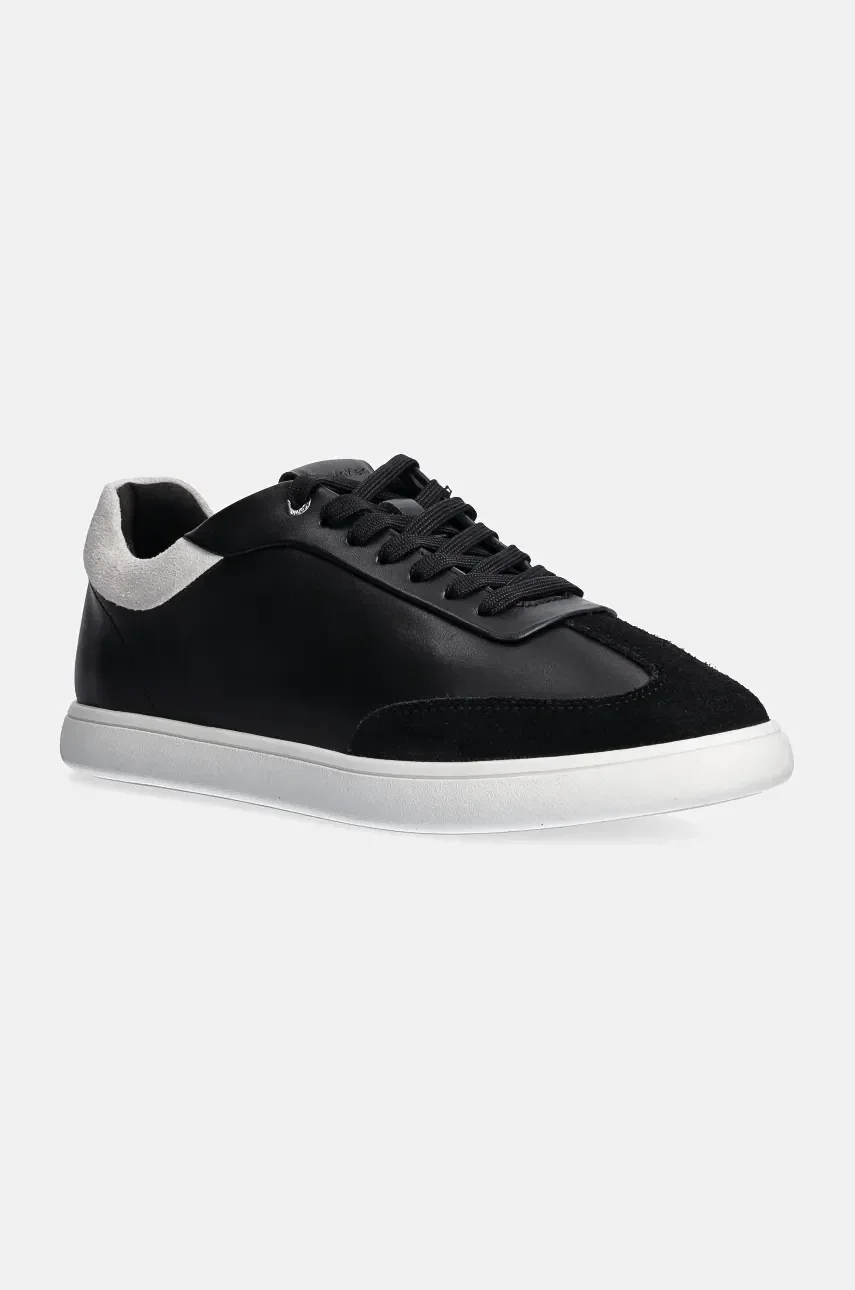 CALVIN KLEIN Кожени маратонки LP CUPSOLE LACE UP LTH MIX