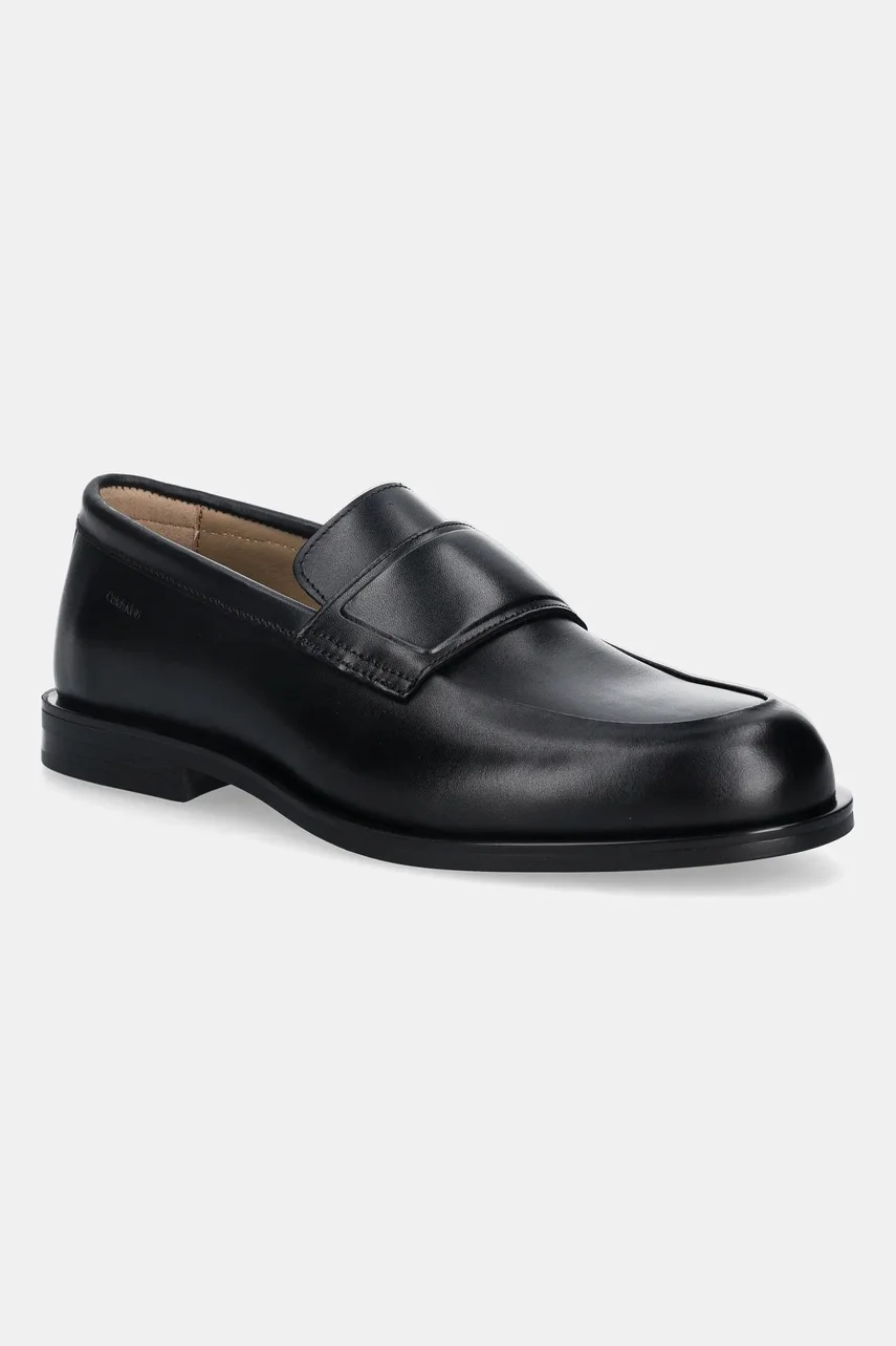 CALVIN KLEIN Кожени мокасини ESS RUBBER BAND LOAFER LTH